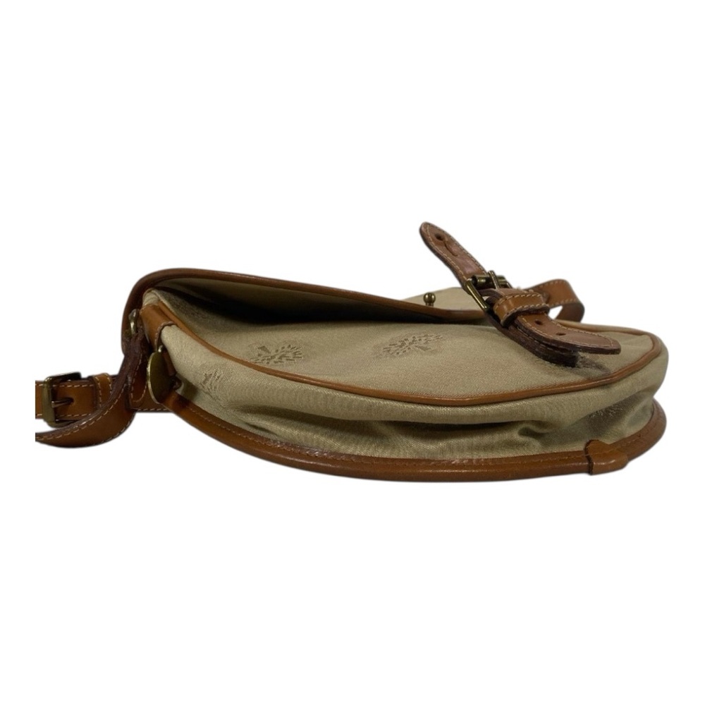 RARE Mulberry Vintage Authentic Beige and Brown Crossbody Bag - Picture 4 of 6